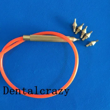 

Dental Lab Sandblasting Machine Tungsten Steel Tip Nozzle Blaster Handle Pen+5pcs tips