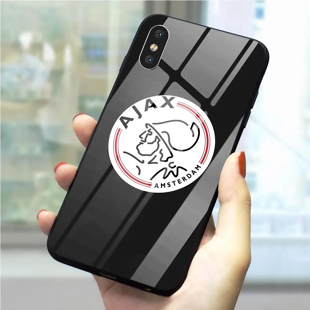 Ajax команда телефон чехол для iPhone X Case 6 6S XR Xs Max 8 плюс 7 5S 5 SE 11 Pro закаленное стекло