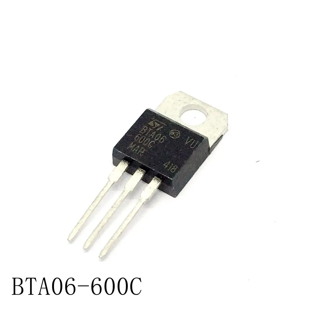TRIAC BTA06-600C до-220 6A/600V 10 шт./лот Новинка