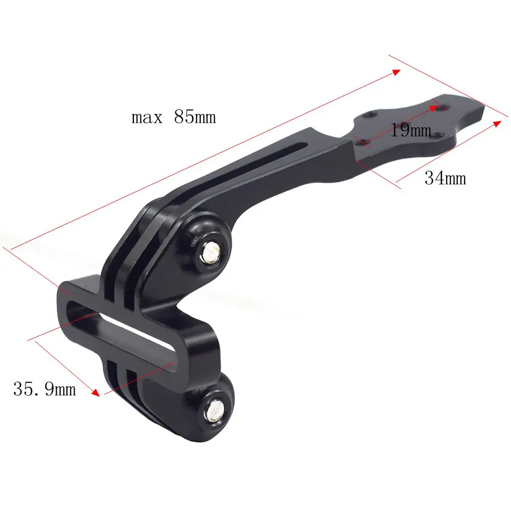 

Dual Camera Mount Headlight Holder Computer Mount For GARMIN WAHOO Elemnt Bolt Cateye GIANT Computers Adjustable Mount