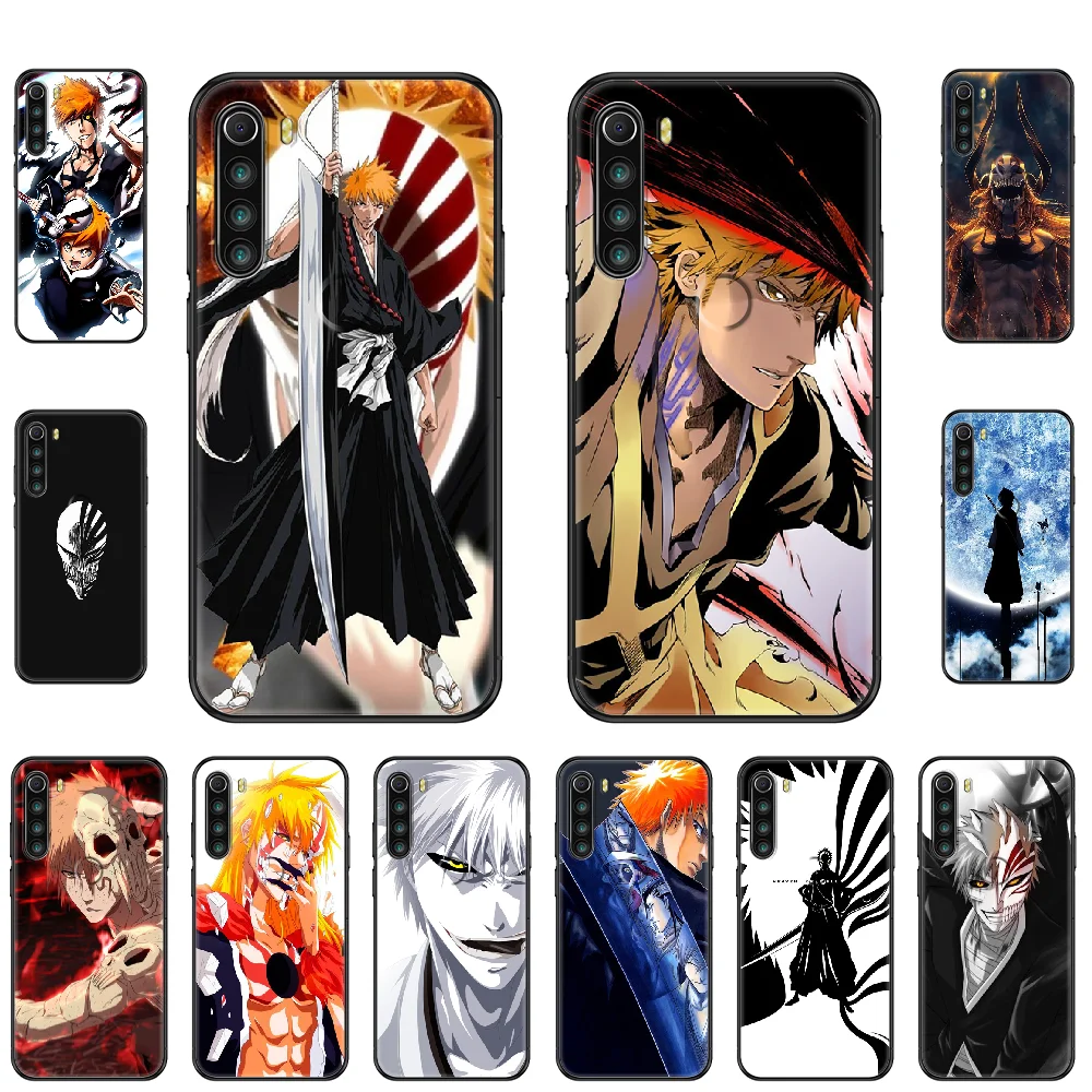 Чехол для телефона с изображением Аниме BLEACH Xiaomi Redmi Note S2 4 5 6 7 8 A S X Plus Pro черный