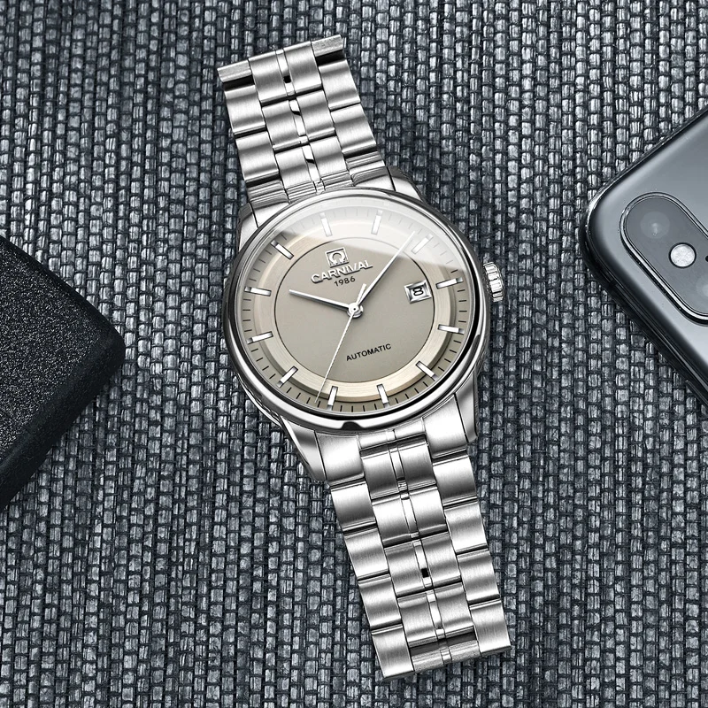 Мужские автоматические механические часы MIYOTA Movement Relogio, автоматические часы reloj hombre, сапфировое стекло, mekanik erkek kol saati