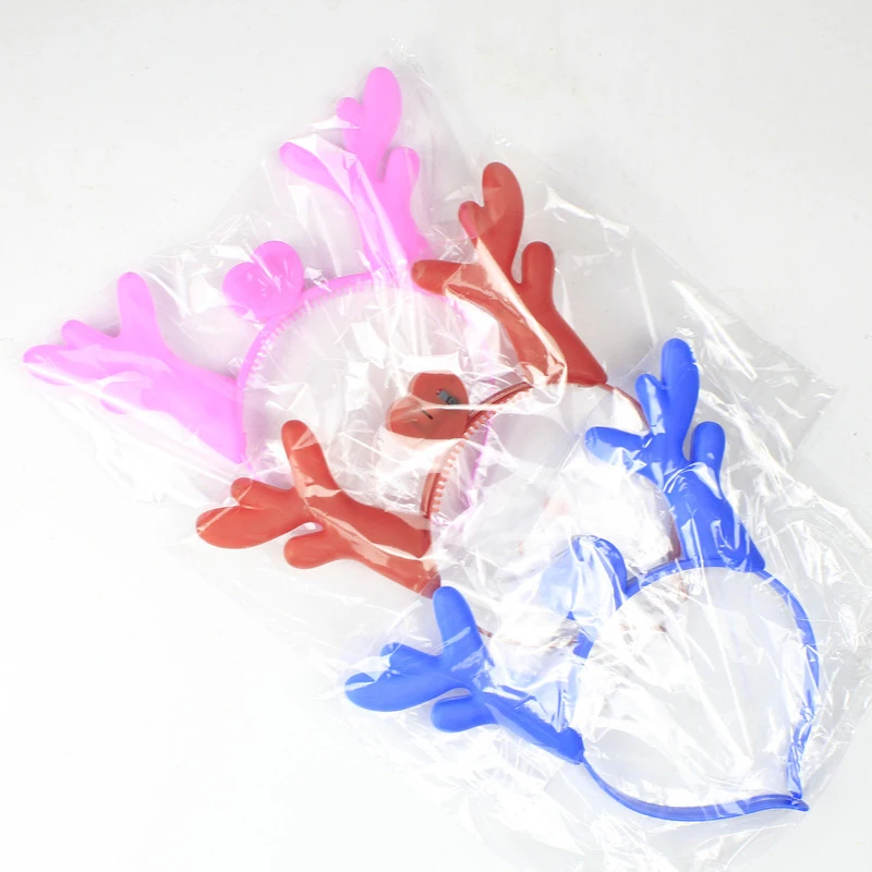  Sale Gafas Led 20pcslot Free Shipping Flash Colorful Christmas Party Headband Toy Deer Horns Led Glowing Kids Decoration (13)