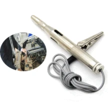 Diagnostic Tools DC 6V 12V 24V Probe Lamp System Test Probe Lamp Car Lamp Circuit Tester Lamp Voltage Test Pen Detector Copper