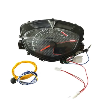 

Motorcycle Meter Gauge Instrument 7 Color LCD Speeeter Water Temp RPM Oeter for Yamaha LC135 C8 Racing Digital