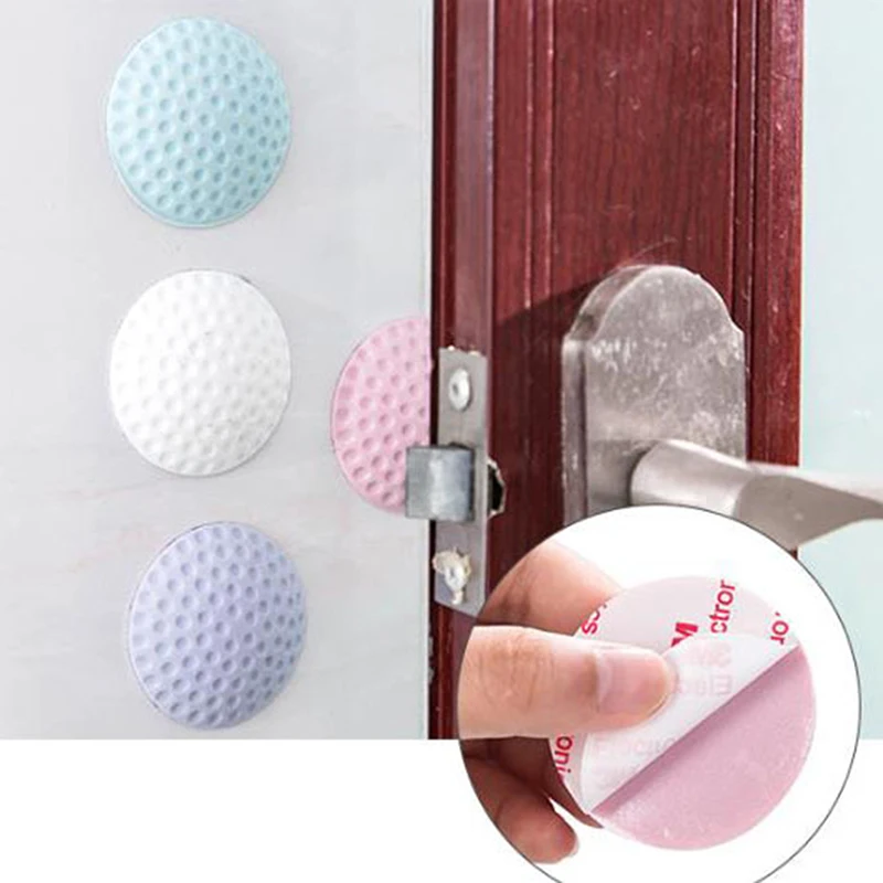 Wall Thickening Mute Door Fenders Golf Modelling Rubber Fender Handle Door Lock Protective Pad Protection Wall Stick