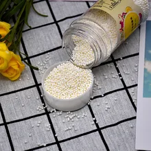 85 г белый жемчуг может съедобный белый жемчуг сахар съедобные бусины украшения DIY торт мороженое Шоколад Ремесло выпечки декоративные