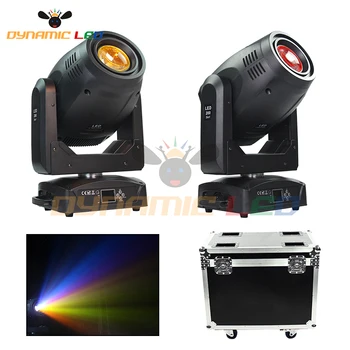 

2pcs With Case Moving Head Light BSW 200W Led Beam Spot Wash 3in1 Dj Disco Light Dmx Control For Professional Stage Lighting