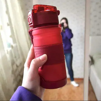 

ZOUNICH Water For Bottle Sports Protein Shaker Outdoor Travel Portable Leakproof Tritan Plastic Drink Bottle BPA Free