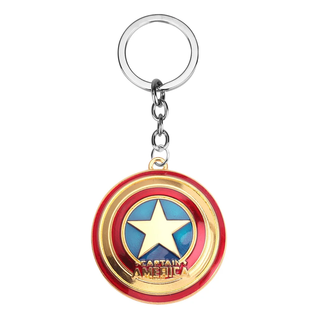 kc0770 Marvel Мстители брелок, Тор молот танос рукавица брелок Капитан Америка щит Халк Бэтмен маска брелок - Цвет: kc0770