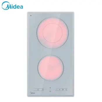 

Midea Built-in Hobs MCH32329FW Major Home Appliances Kitchen Household Appliance White Fry Touchpad Bulit-in Ceramic Hobs Dual-cooker