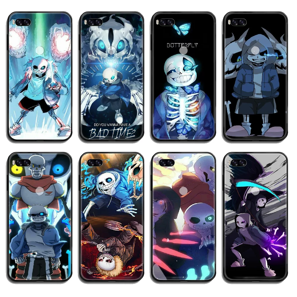 Горячий чехол для телефона Undertale Sans корпус Xiaomi Redmi Mi Note 3 5 6 8 9 A1 2 Max3 Mix2 X SE Lite Pro