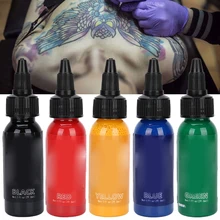 Semi-Permanent Professional Microblading Portable Body Tattoo Ink Long Lasting Fast Coloring Makeup Art Tattoo Pigment  29.6ml