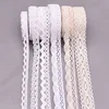 5/10Yards White Cotton Embroidered Lace Trim Ribbons Fabric DIY Handmade Craft Clothes Sewing Accessories Supplies ► Photo 2/6