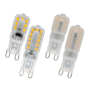 

10pcs Mini G9 LED 3W 5W 2835 SMD Lampada Corn Light Bulb 220V 240V 14 22 SMD Dimmable LED Lamp Chandelier Replace Halogen sport