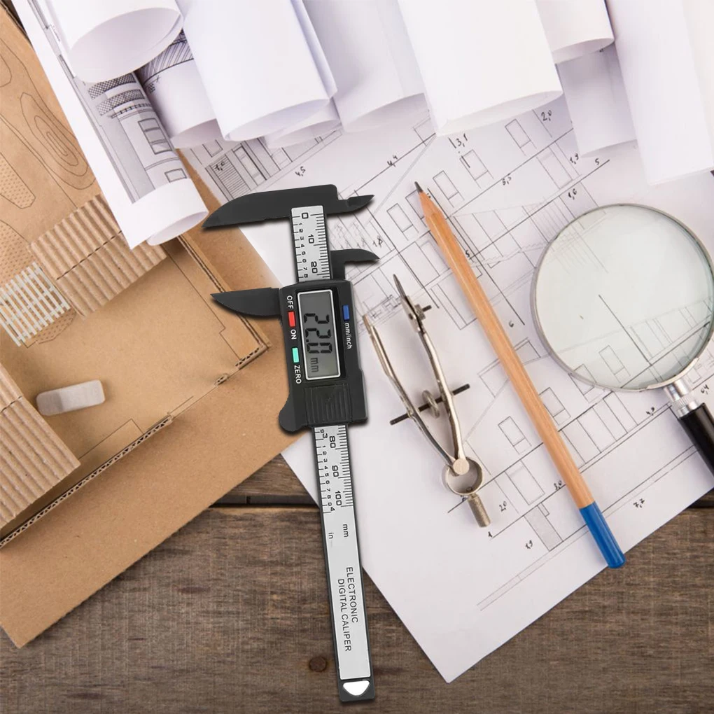 Digital Caliper 6 inch Electronic Vernier Caliper 100mm Calliper Micrometer Digital Ruler Measuring Tool 150mm 0.1mm Digital Caliper 6 inch Electronic Vernier Caliper 100mm Calliper Micrometer Digital Ruler Measuring Tool 150mm 0.1mm