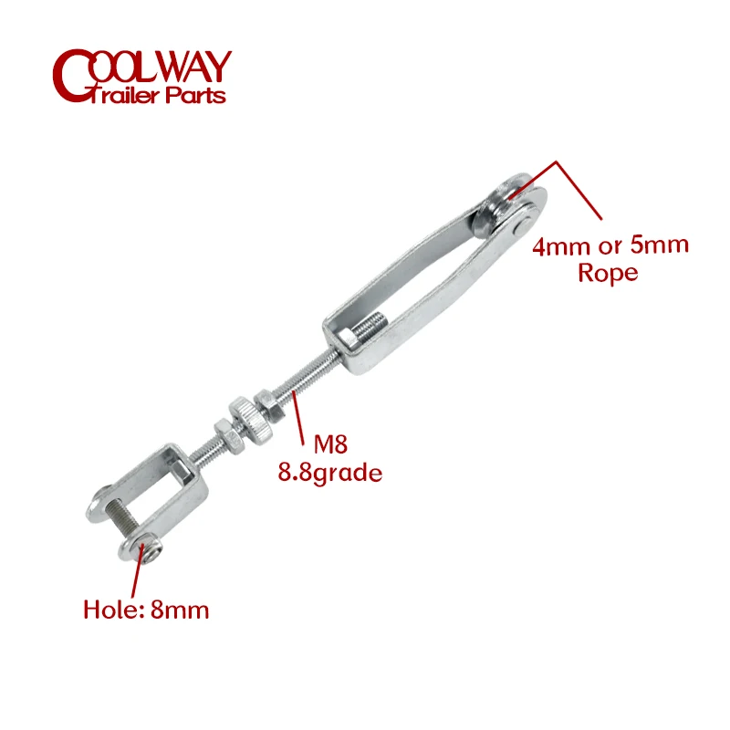 Trailer Park Hand Brake Cable Adjuster Suits Disc Caliper Zinc Fittings RV Parts Camper Accessories Caravan Components