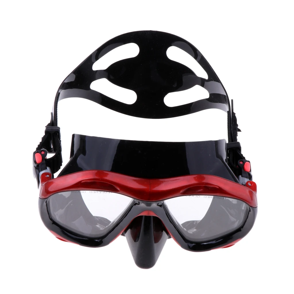 Anti-Fog Dive Mask Scuba Diving Goggles Waterproof Glasses with Silicone Adjustable Strap for Men & Women