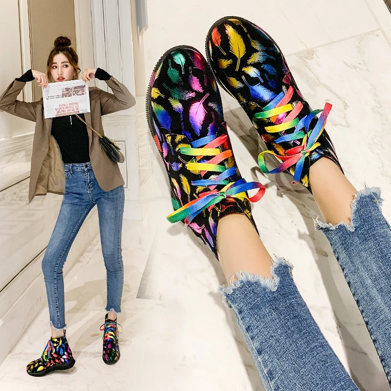

INS HOT Women ankle Boots Microfiber plus size women shoes Europe and America Zipper Street style online celebrity women shoes