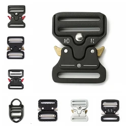 25 32 38mm 45mm 50mm liberação rápida tactical buckle conjunto automático metal masculino fivela de cinto clipe de zinco ajustável homens buckl para cinto