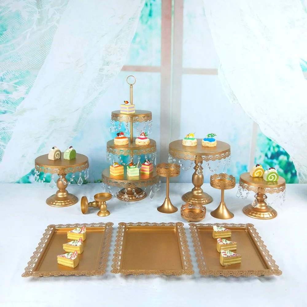 Tobs золотой торт стенд Свадебная стойка для кексов башня Декор принадлежности