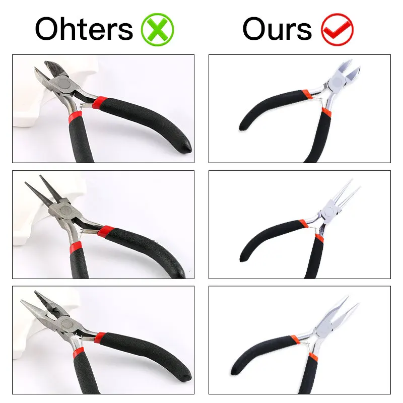9 Needle Rolling Pliers For Eye Head Pin Making Supplies Metal Wire C Rings  Handmade Pliers For Jewelry Pendant Diy Making Tools - Jewelry Tools &  Equipments - AliExpress