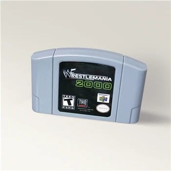 

Wrestle mania Wrestlemania 2000 For 64 Bit Game Cartridge USA Version NTSC Format