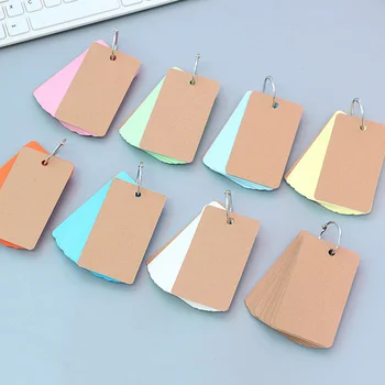 

6Pcs Notepads Portable Ring Loose-Leaf Memo Pads for Home Office School