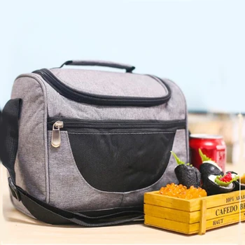 

Insulated Lunch Cooler Bag Thermal food Bag Picnic Travel Storage Box Insulation Icepack Bolsa Fresh Keeping Container