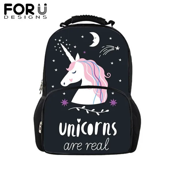 FORUDESIGNS/Школьный рюкзак с 3d принтом для студентов, Модный Большой Вместительный школьный ранец для мужчин или женщин, повседневный ранец - Цвет: CDGX1140A