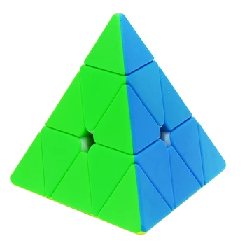 

New Yuxin Black Kylin 3x3 Pyramid Cube Stickerless Triangle Zhisheng Magico Cubes Toys for Children Boys