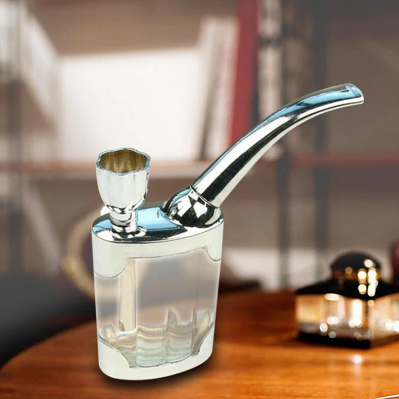 Новая популярная Высококачественная водяная трубка для курения табака мини-кальян труба металлическая трубка фильтр мужской подарок здоровья