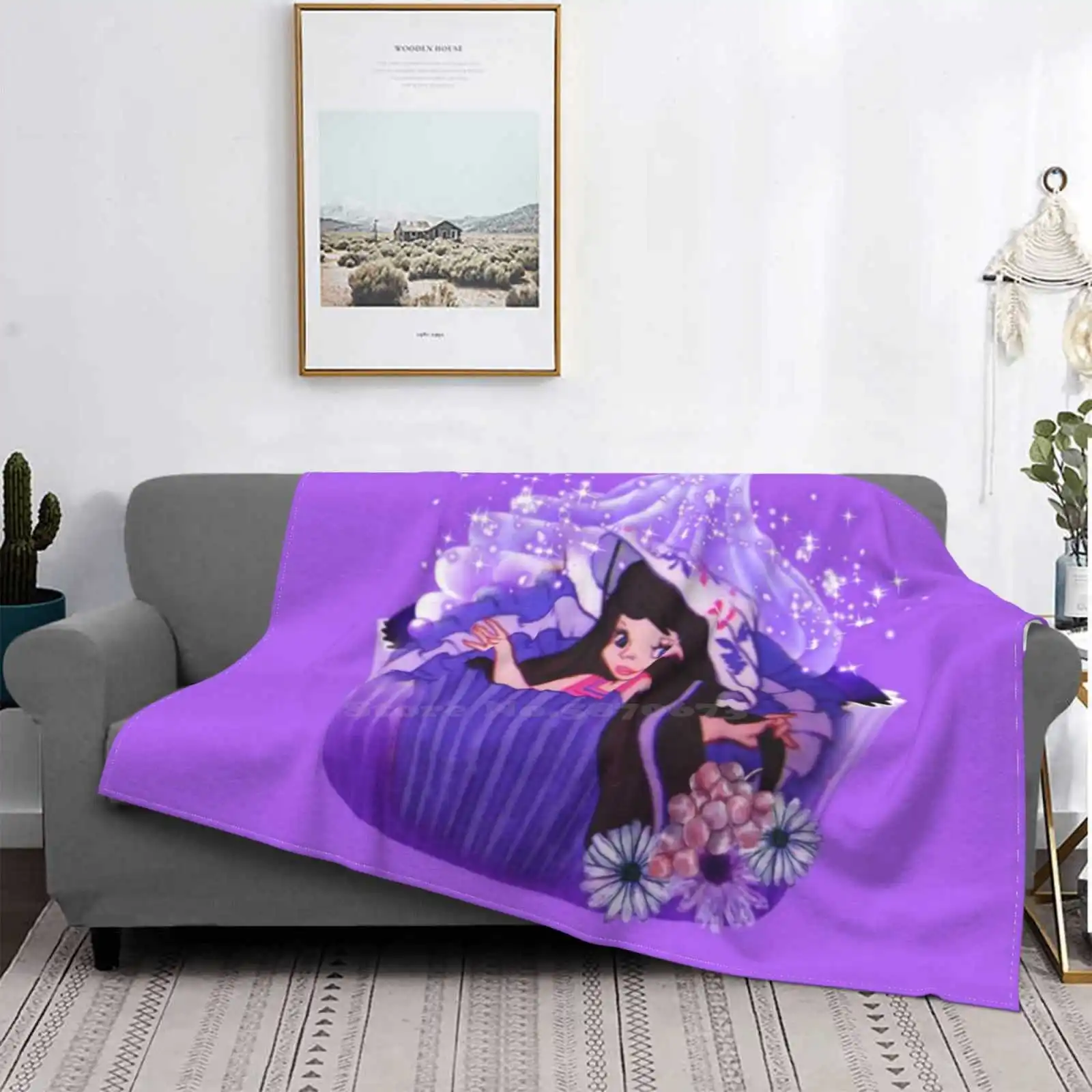 Cupcake Doll Tutti Fruti Grape Coperta Soft Warm Travel Coperta Portatile Cupcake Doll Y Mattel My Little Lady Lovely Locks