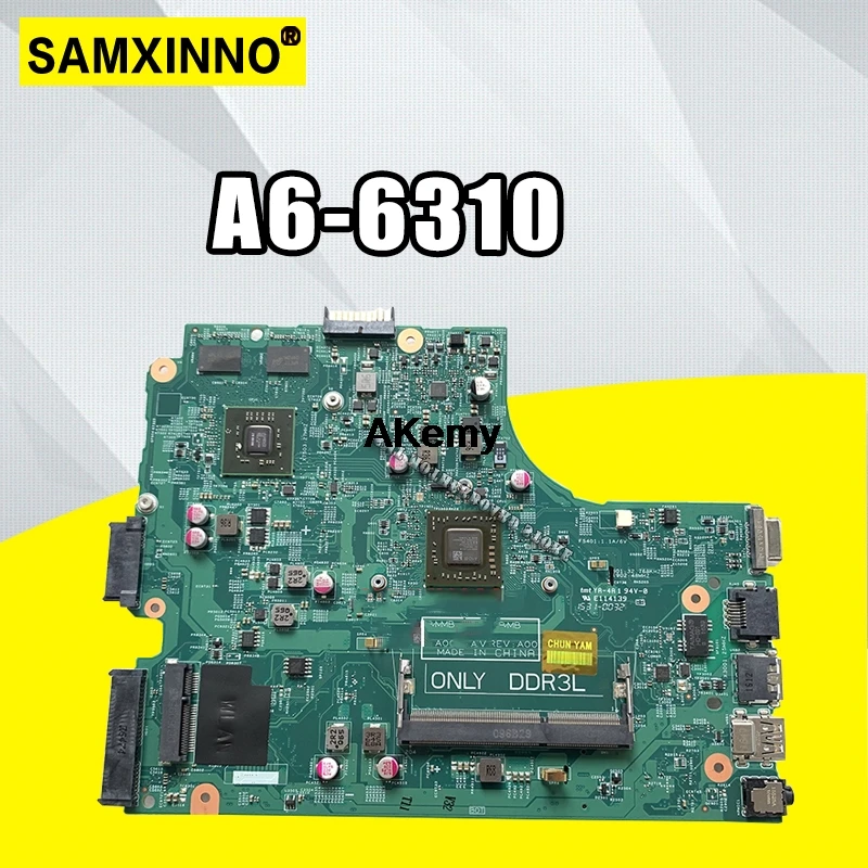 

Mainboard PYMF3 0PYMF3 13325-1 for Dell Vostro 14 3445 A6-6310 Laptop motherboard