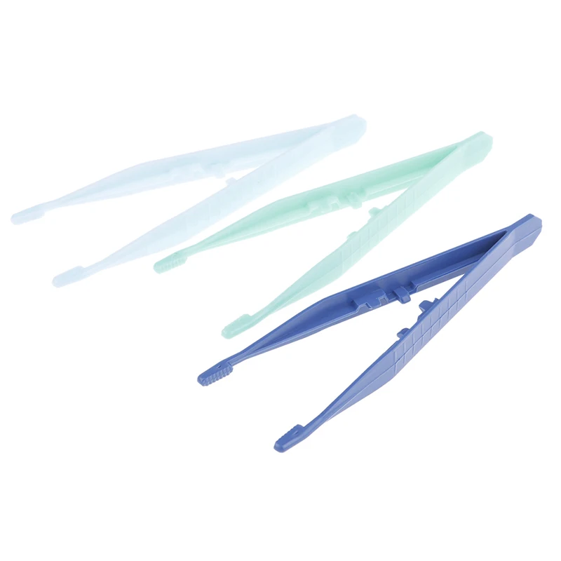 10XReptiles Feeder Tweezer Plastic Terrarium Clamp Feeding Tongs Tool Skid Clips