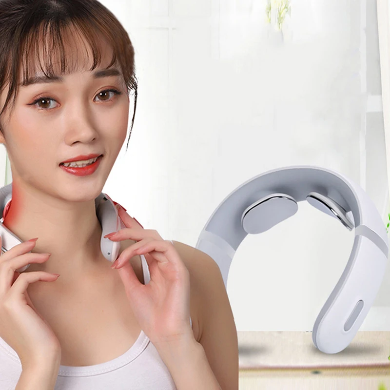 Electric Neck Massager with Low Frequency Magnetic Spectrum