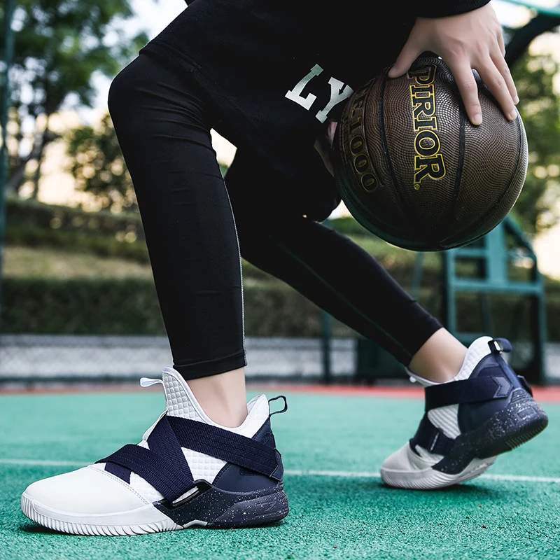 Мужские баскетбольные кроссовки Big Soldier 12 Uptempo, баскетбольные кроссовки для мальчиков, обувь Lebron, Молодежная мужская обувь, chaussure homme