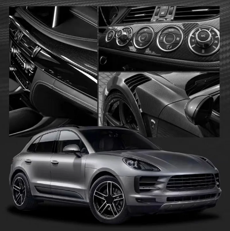1-Porshe Macan Carbon Fiber Fuel Tank Door Oil cover