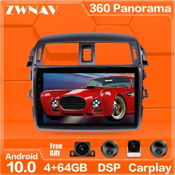 

360 Cameras Android 10system Car Multimedia Player For Toyota Corolla 2006-2013 GPS Navi Radio stereo IPS Touch screen head unit