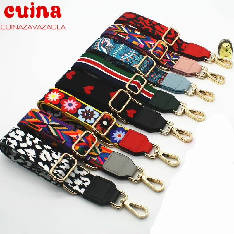 NylonBagStrapWomanColoredStrapsForCrossbodyMessengerShoulder