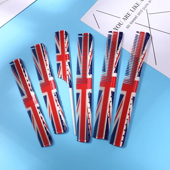 

Anti Skid Graffiti Print Hairdressing Comb Hair Sectioning Comb for Hair Coloring Highlighting Haircut Hair Salon Styling Combs