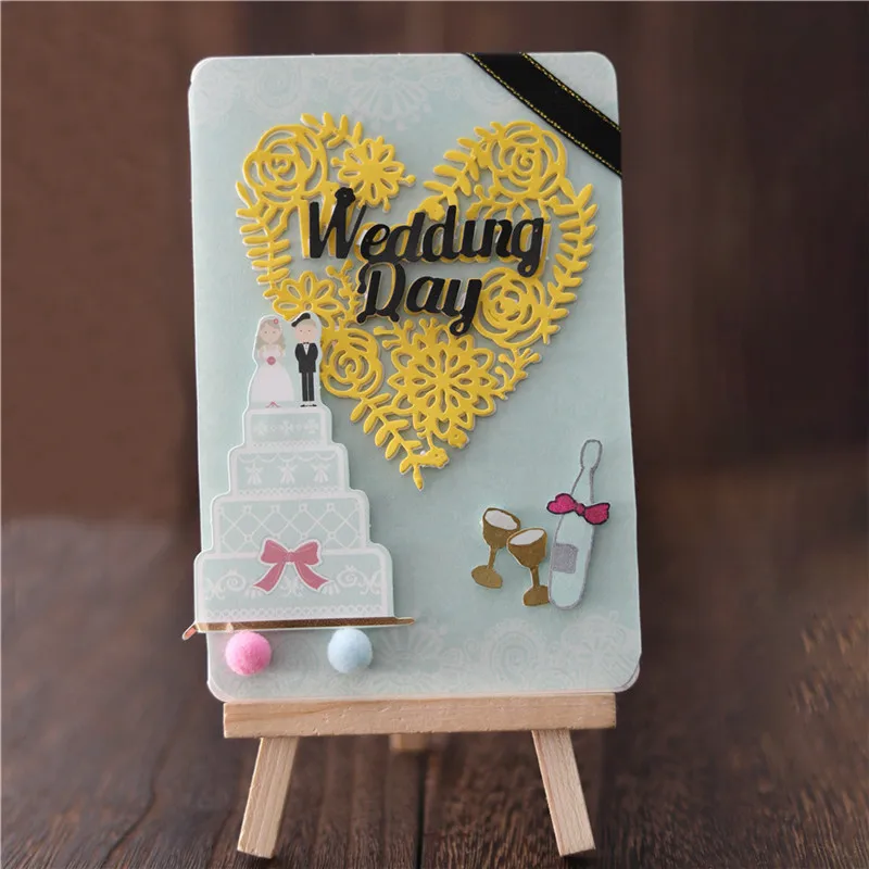  GJCrafts Wedding Invitation Metal Cutting Dies for Scrapbooking New Dies for 2019 Die Cut Stitch Cr - 4.00044E+12