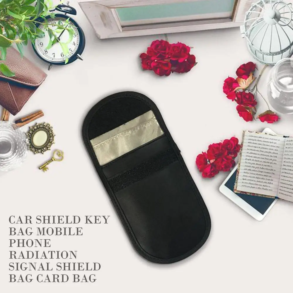 Rfid-чехол для ключей для мобильного телефона с защитой от радиации, защитная сумка, посылка для карт, чехол для карт, 2 шт
