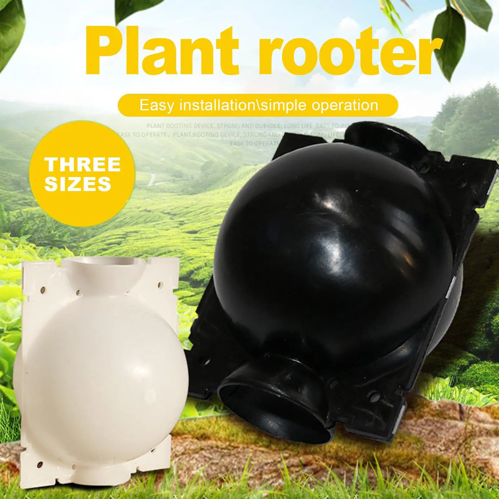 

HOT SALESï¼ï¼ï¼New Arrival 3Pcs/Set Garden Plant Rooting Ball Grafting Root Growing Box Breeding Container