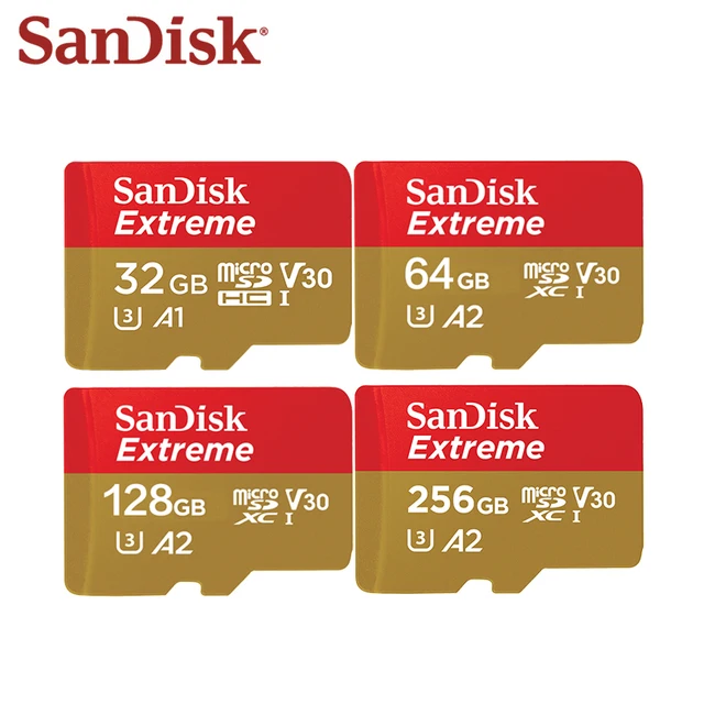 SanDisk карта памяти Micro SD, 256 ГБ, 128 ГБ, 64 ГБ, 32 ГБ 1