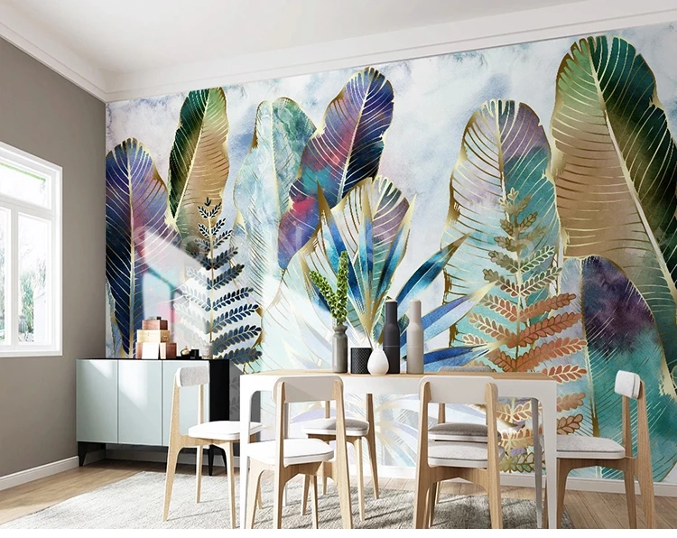 Folhas de planta tropical folha de banana