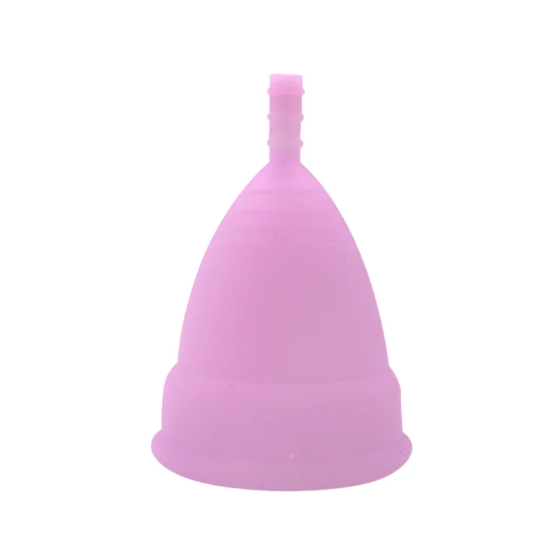 Менструальная стерилизационная чашка Складная силиконовая чашка Гибкая для очистки менструальная чашка перерабатываемая походная Складная стерилизатор чашка - Цвет: 1 PC Purple-L 25ML