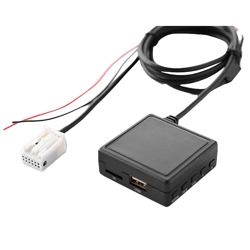 Car Bluetooth 5.0 AUX Cable Adapter TF USB Fit for Peugeot 207 307 407 308 | Автомобили и мотоциклы
