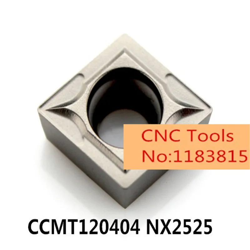 CCMT120404 NX2525/CCMT120408 NX2525, оригинал CCMT 120404/120408 вставка карбида для токарного инструмента держатель