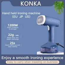 

KONKA Handheld Fabric Steamer 140ml 15 Seconds Fast-Heat 1200W Powerful Garment Steamer for Home Travelling Portable Steam Iron